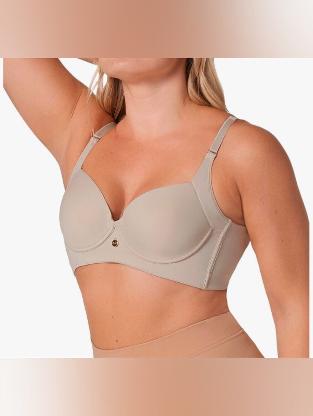 Back Smoothing Bra With Soft Full Coverage Cups